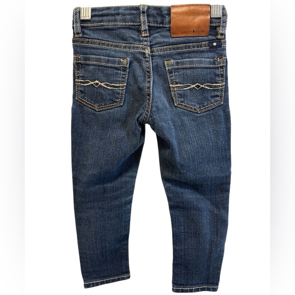 Lucky Brand Toddler Zoe Skinny Dark Blue Jeans | Size 3T - Picture 2 of 10